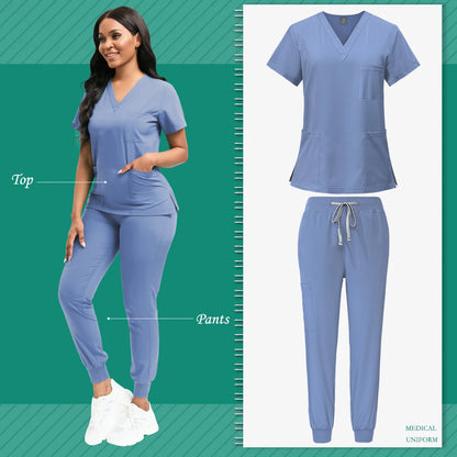 Conjunto de Uniformes Médicos para Mujeres | Uniforme Unisex para Belleza, SPA y Veterinaria | Envío Gratis en **FLIPISHOP.COM**