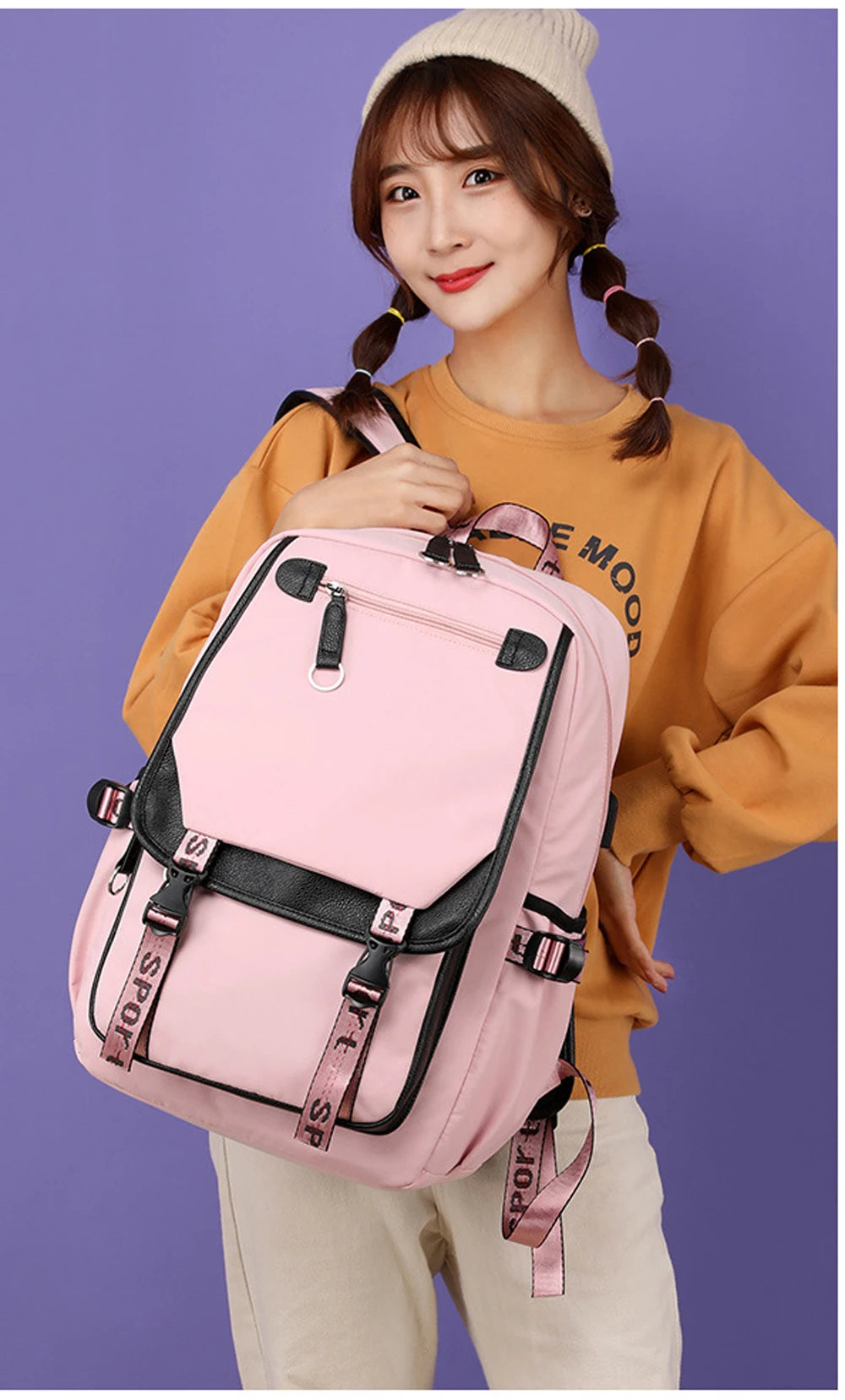 Mochila Estudiante De Secundaria Mochilas Kawaii Unicornio Diseño Mochilas Escolares Carga USB Bagpack Lindo Bolso Anime Mochila Escolar.