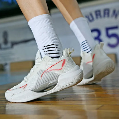 Zapatillas de baloncesto para hombre 2024, transpirables, con amortiguación, antideslizantes, para entrenamiento en gimnasio, deportivas, deportivas