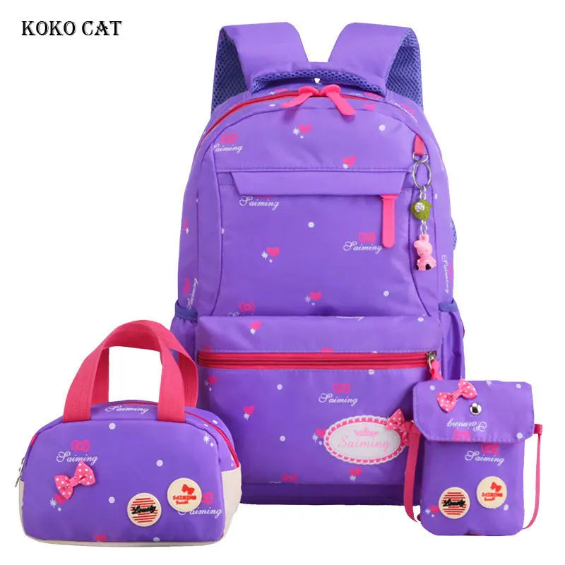 Mochilas para estudiantes de primaria Mochila ortopédica para niñas adolescentes Niños Mochila diaria para niños Mochila escolar