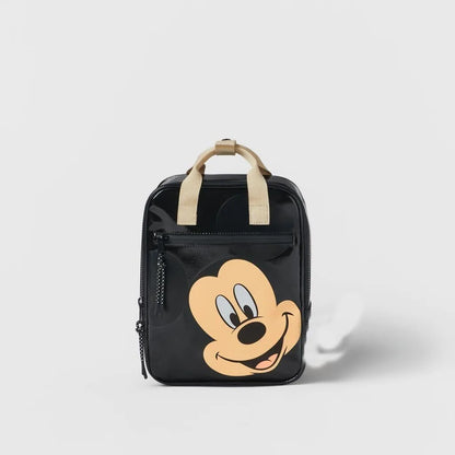 Mochila de Mujer Nueva Moda Mochilas Escolares para Niños Niñas Dibujos Animados Mickey Negro Bolsa para Computadora Portátil Bolsas para Niños