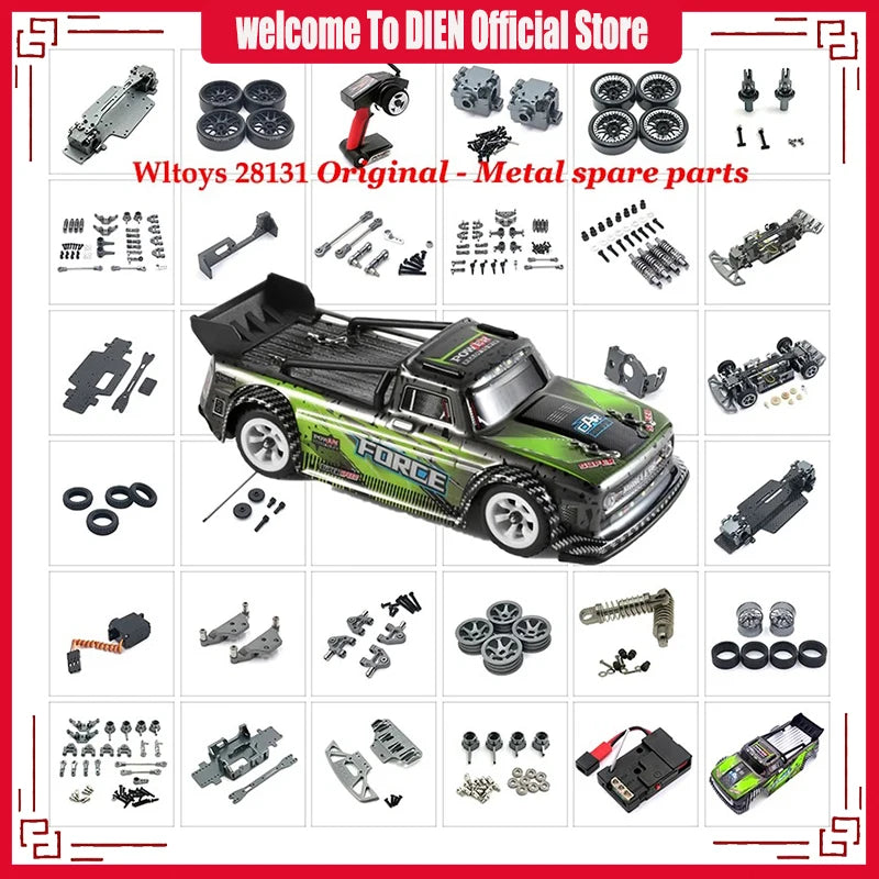 RC Car Parts WLtoys 284131-2047 Car Body Shell 284131 1:28 2.4G 4WD Short Course Drift RC Racing Car Spare Parts Accessories, Envío 0.00 $