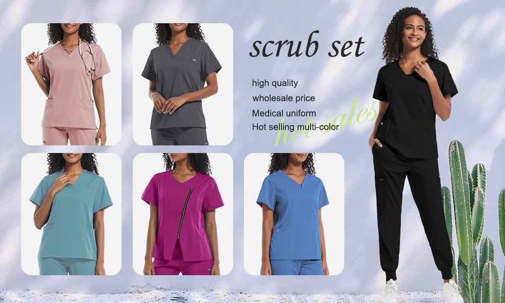 Conjunto de Uniformes Médicos para Mujeres | Uniforme Unisex para Belleza, SPA y Veterinaria | Envío Gratis en **FLIPISHOP.COM**