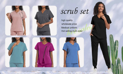 Conjunto de Uniformes Médicos para Mujeres | Uniforme Unisex para Belleza, SPA y Veterinaria | Envío Gratis en **FLIPISHOP.COM**