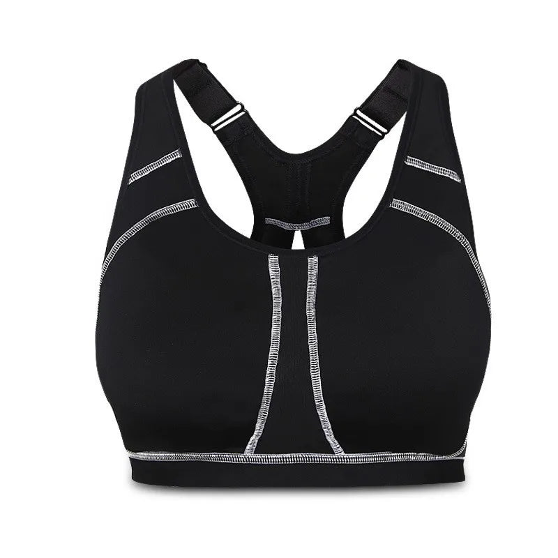 Tops deportivo de alto impacto con relleno, sin aros, de cobertura total, para mujer, nuevo sujetador deportivo tipo bralette para mujer