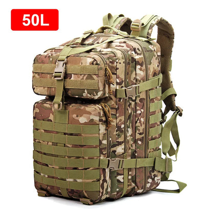 Mochila militar para exteriores de 30 l/50 l, MOLLE, para mujeres y hombres, para senderismo al aire libre, nueva mochila táctica portátil MOLLE 3P, para viajesSudadera con capucha gráfica de manga larga con bolsillo canguro.3D, Envío 0.00 $.