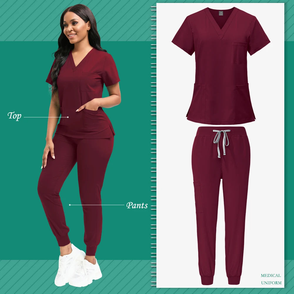 Conjunto de Uniformes Médicos para Mujeres | Uniforme Unisex para Belleza, SPA y Veterinaria | Envío Gratis en **FLIPISHOP.COM**