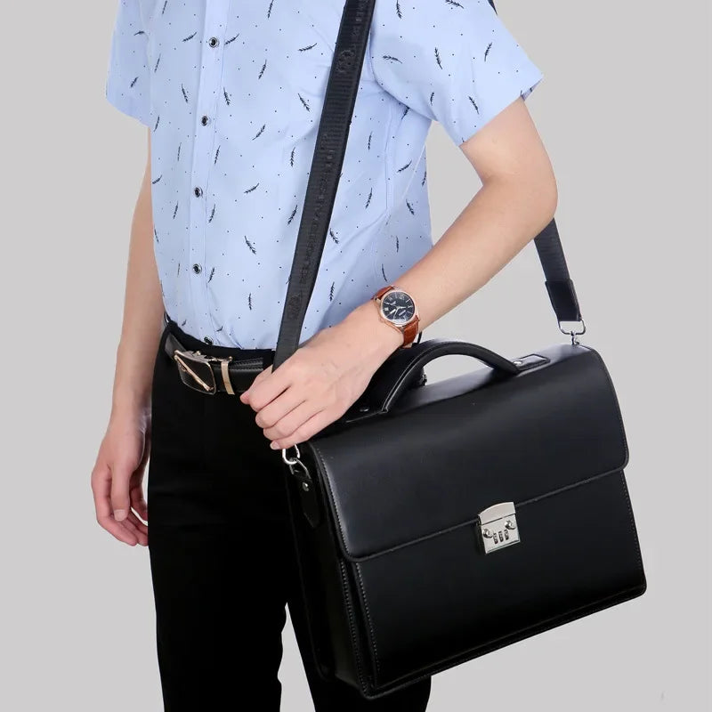 Bolso de Cuero para Hombre | Lujo y Funcionalidad para el Profesional Moderno | Sin Gastos De Envío | **FLIPISHOP.COM**