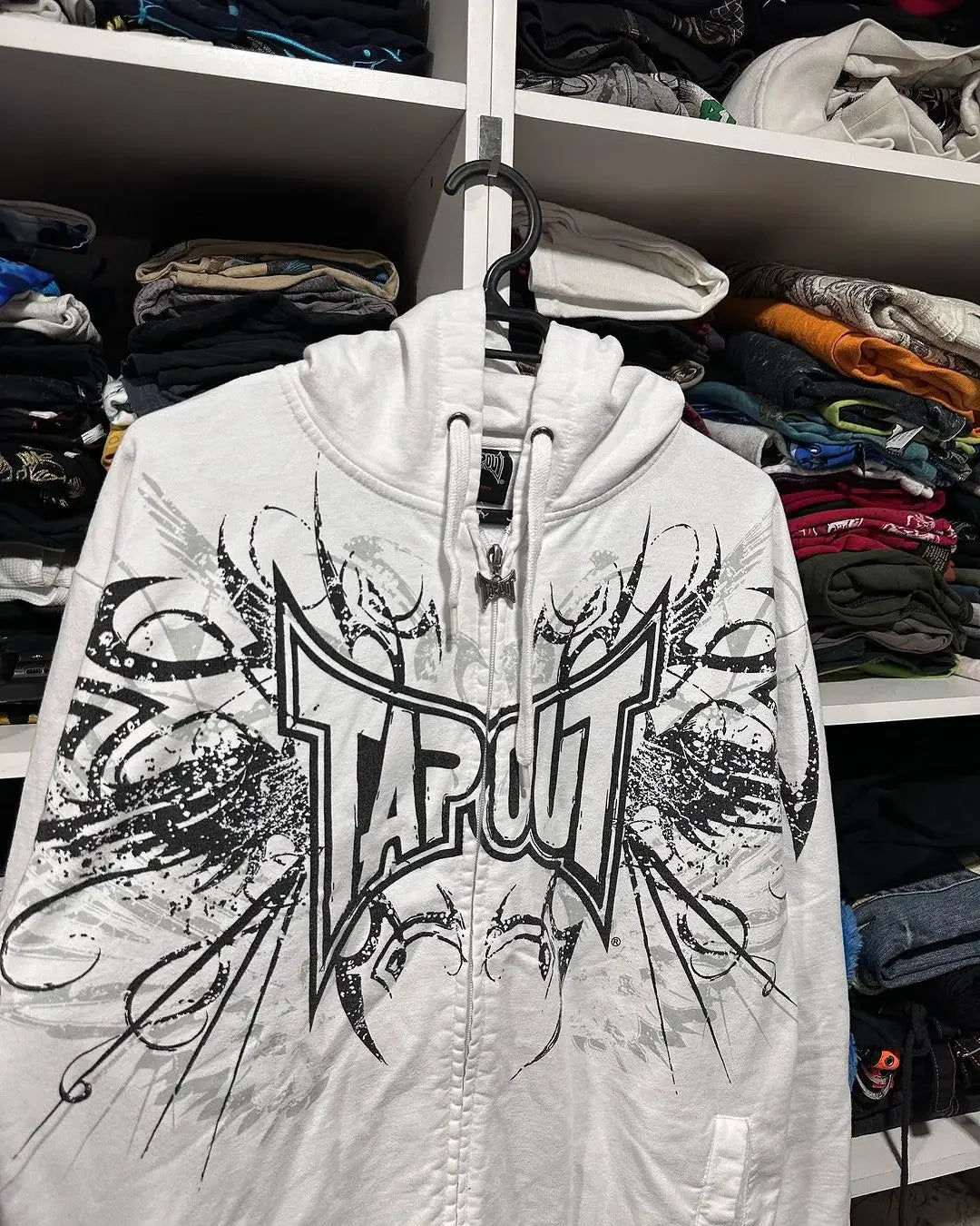 Sudadera con capucha y cremallera con estampado de letras punk rock retro Y2k para hombre y mujer, ropa grunge, tops holgados de gran tamaño