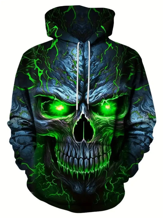 Sudadera con Capucha 3D de Calavera Ardiente para Hombre | Moda **FLIPI FULL 3D** 2025 | Envío Gratis en **FLIPISHOP.COM**