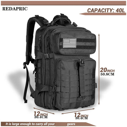 Mochilas tácticas para hombre de 45 l, bolsas de viaje Hking, supervivencia, exteriores, paquete de asalto 3P, EDC, paquete Molle para senderismo, bolsa de caza