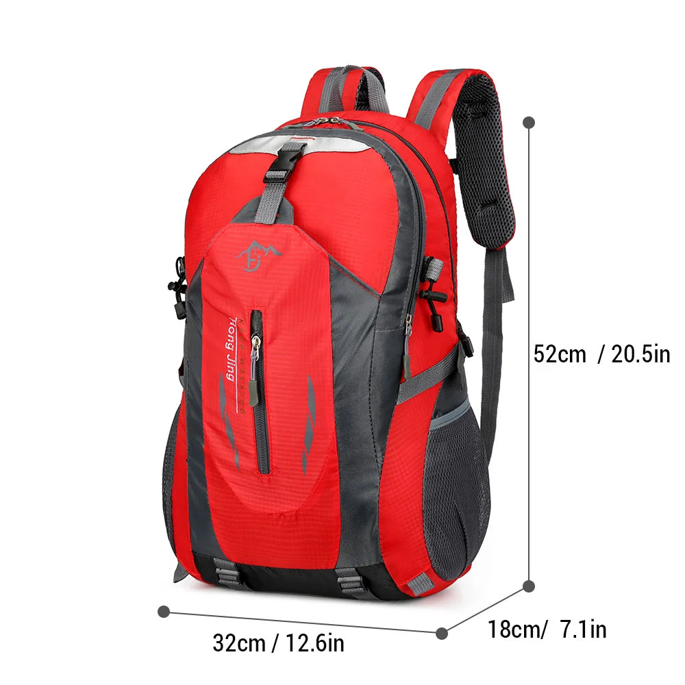 Mochila de senderismo 40L impermeable ligera Senderismo al aire libre Trekking Mochila de viaje para hombres Mujeres Mochila de montañismo