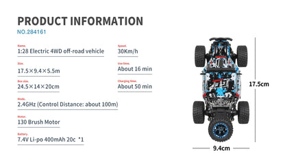 Coches Drifting PRO, WLtoys 1:28 284131 284161 2.4G Racing Mini RC Car 30KM/H 4WD Eléctrico de alta velocidad Control remoto Drift Toys para niños Regalos