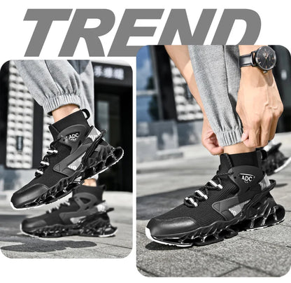 Botas de Caña Alta Transpirables para Hombre NoEnName_Null | Nuevos Zapatos de Gran Tamaño para Correr | Moda Verano 2024 | Envío Gratis en **FLIPISHOP.COM**