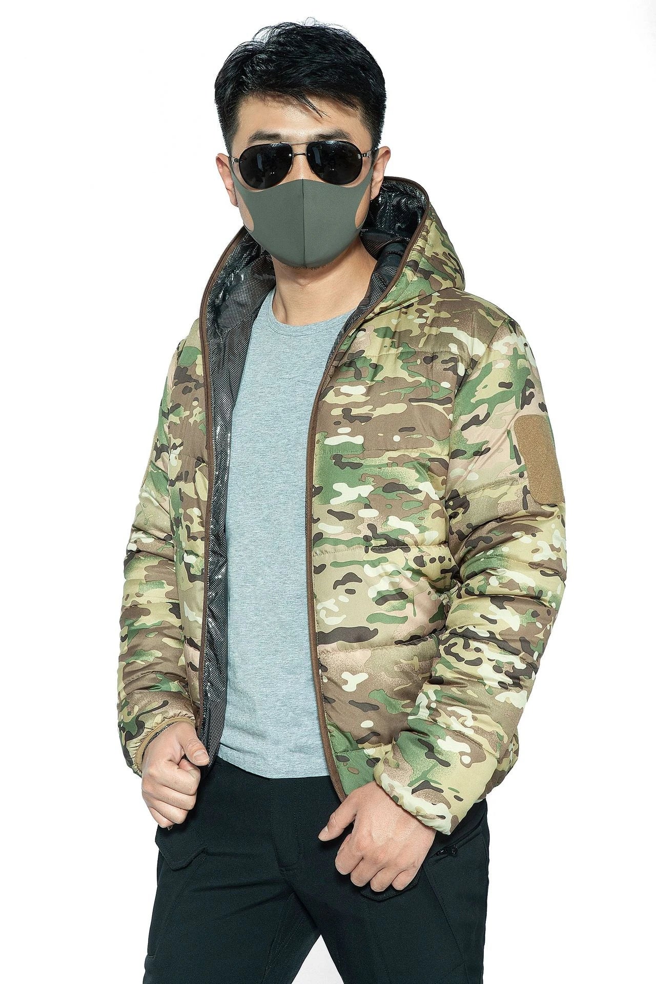 Chaqueta Resistente al Desgaste para Hombre | Abrigo de Caza Camuflaje Táctico Militar | Sin Gastos De Envío | **FLIPISHOP.COM**