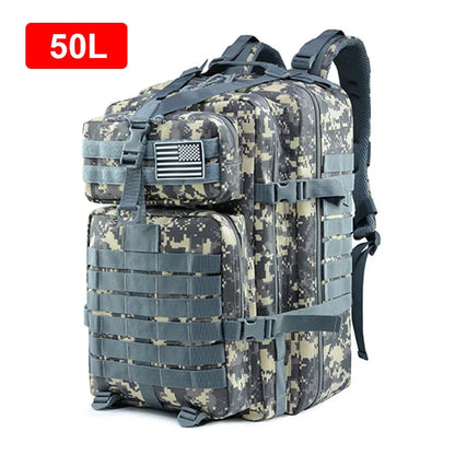 Mochila militar para exteriores de 30 l/50 l, MOLLE, para mujeres y hombres, para senderismo al aire libre, nueva mochila táctica portátil MOLLE 3P, para viajesSudadera con capucha gráfica de manga larga con bolsillo canguro.3D, Envío 0.00 $.