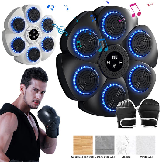 Máquina de Boxeo con Música Inteligente 2025 | Entrenador de Boxeo para Adultos y Niños | Ejercicios en Casa | Entrenamiento de Respuesta | Objetivo de Pared | Envío Gratis en **FLIPISHOP.COM**