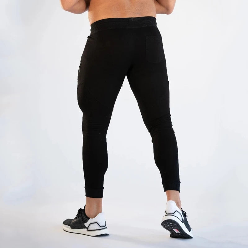 Pantalones deportivos nuevos para hombre, de algodón, con camuflaje, informales, para correr, fitness, gimnasio, culturismo, elásticos