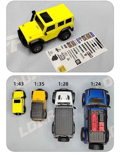 Coche RC 1:43 Ldarc X43 | Mini Vehículo de Escalada RTR 4WD | Envío Gratis en **FLIPISHOP.COM**