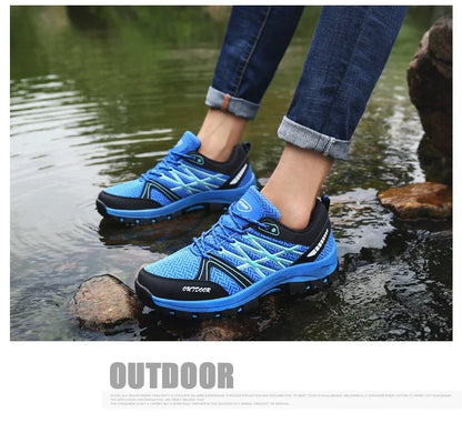 Zapatos de pesca y caza impermeables para exteriores, calzado deportivo para montar en montaña y todoterreno, calzado de senderismo para hombre, calzado de viaje transpirable de malla, Envío 0.00 $.