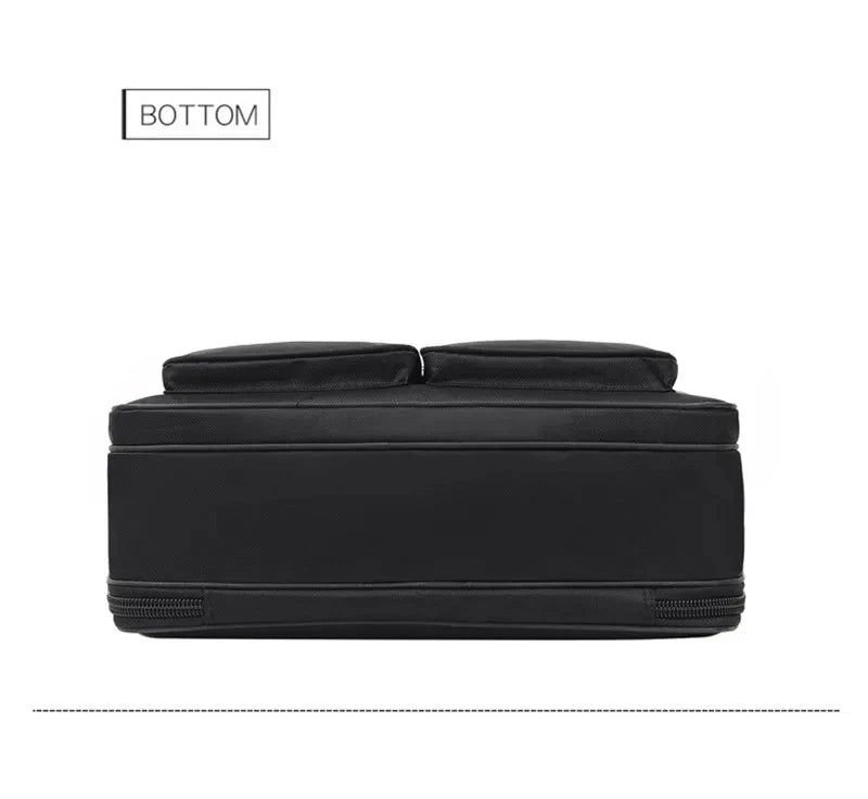 Maletín para hombre de gran capacidad Bolsa multifunción para portátil Oficina Bolso de mensajero de hombro masculino Bolso de mano de negocios