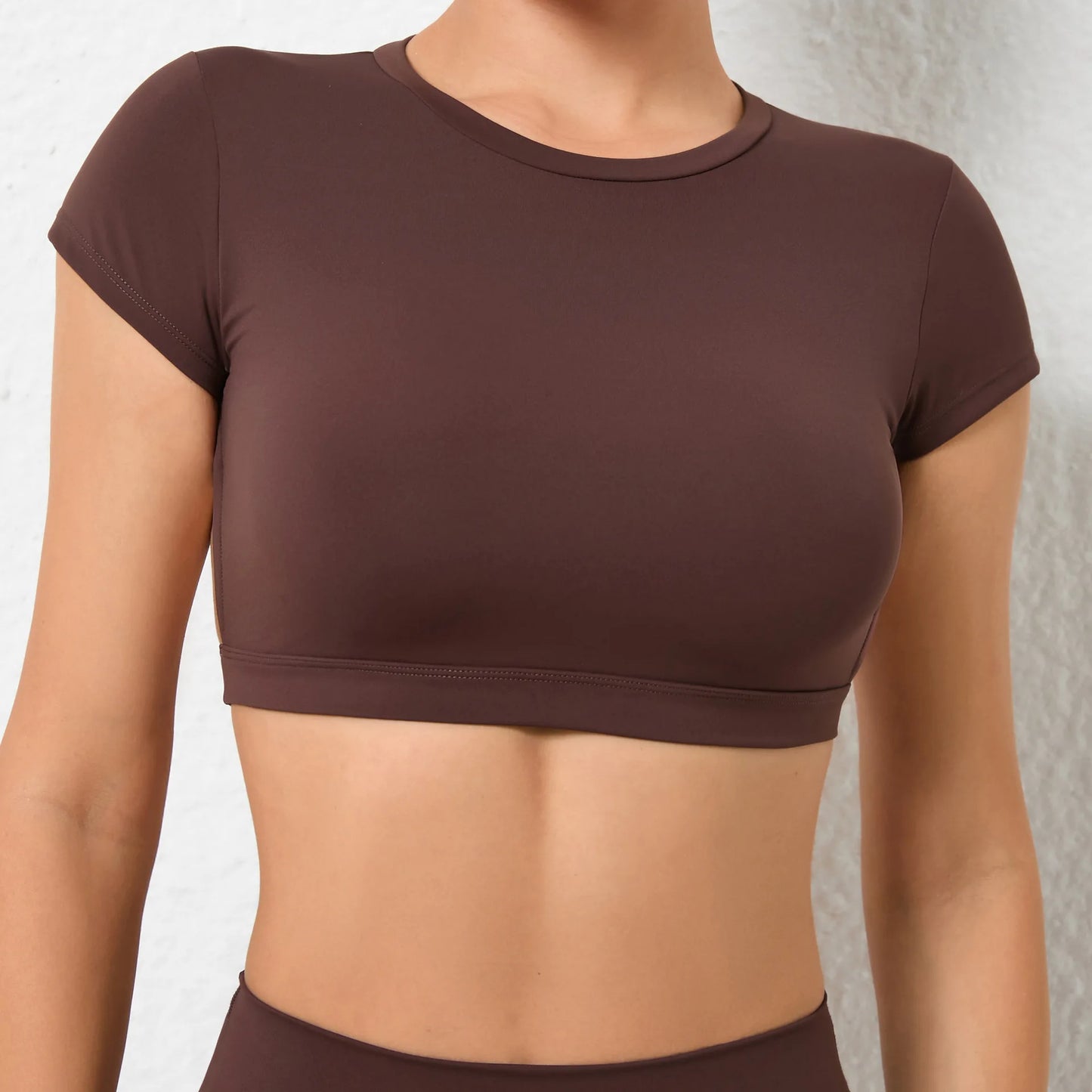 Camisetas deportivas Hearuisavy, ropa deportiva transpirable para entrenamiento, ropa de fitness sin espalda, ropa de yoga, almohadillas para el pecho, tops deportivos cortos, top de gimnasio para mujer