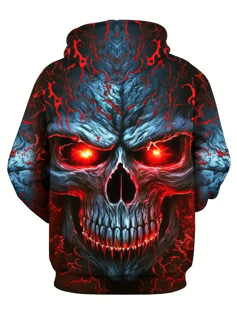 Sudadera con Capucha 3D de Calavera Ardiente para Hombre | Moda **FLIPI FULL 3D** 2025 | Envío Gratis en **FLIPISHOP.COM**