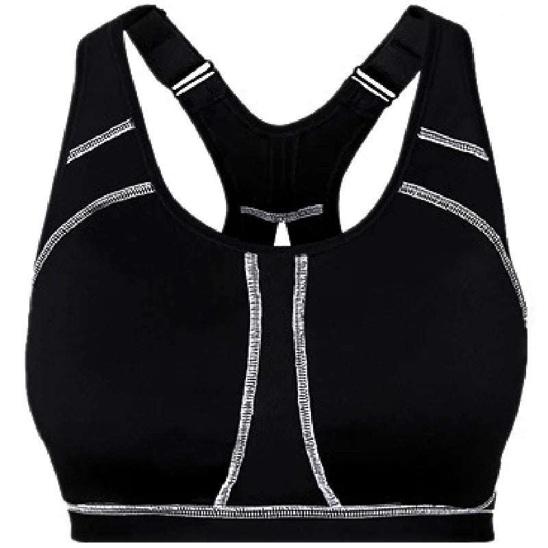 Tops deportivo de alto impacto con relleno, sin aros, de cobertura total, para mujer, nuevo sujetador deportivo tipo bralette para mujer