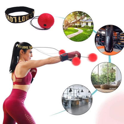 Pelota de Boxeo Montada en la Cabeza | Entrenamiento de Velocidad y Reflejos | Equipo de Boxeo para Ejercicio en Casa | Envío Gratis en **FLIPISHOP.COM**