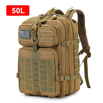 Mochila militar para exteriores de 30 l/50 l, MOLLE, para mujeres y hombres, para senderismo al aire libre, nueva mochila táctica portátil MOLLE 3P, para viajesSudadera con capucha gráfica de manga larga con bolsillo canguro.3D, Envío 0.00 $.