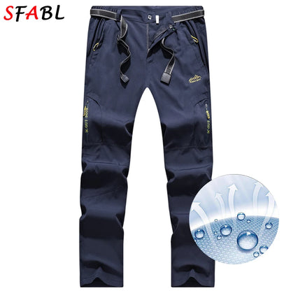 Pantalones de Senderismo para Hombre | L-5XL | Verano | Ligeros | Rápido Secado | Pesca | Jogging | Camping | Pantalones de Viaje con Bolsillos con Cremallera | ¡Envío Gratis en FLIPISHOP.COM!