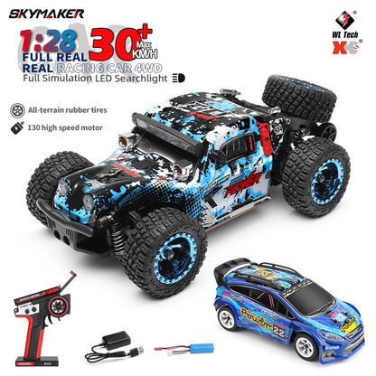 Coches Drifting PRO, WLtoys 1/28 rc coche 284010 284161 4WD Drive Off-Road 2.4G 30KM/H Coche de aleación de alta velocidad 1:28 Rally Racing Car Juguetes para niños Regalo, Envío 0.00 $.