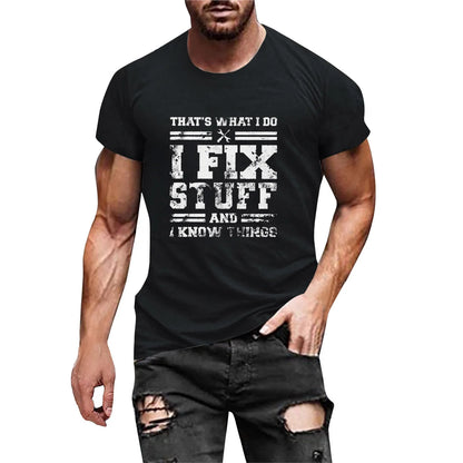 Camisetas de manga corta para hombre, verano 2024, tallas grandes, deportivas, fitness, estampado de letras, playeras para hombres, ropa de calle con cuello redondo para hombre