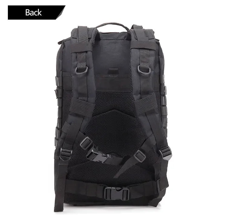 Mochila táctica para hombre, 45 l, gran capacidad, 3 piezas, con parte trasera blanda, impermeable, mochila de asalto Molle para senderismo y caza