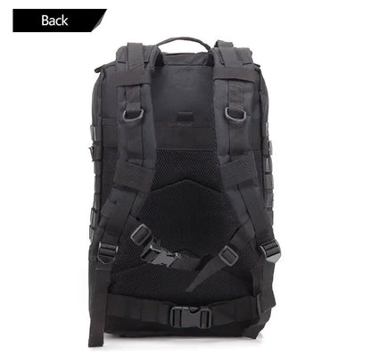 Mochila táctica para hombre, 45 l, gran capacidad, 3 piezas, con parte trasera blanda, impermeable, mochila de asalto Molle para senderismo y caza