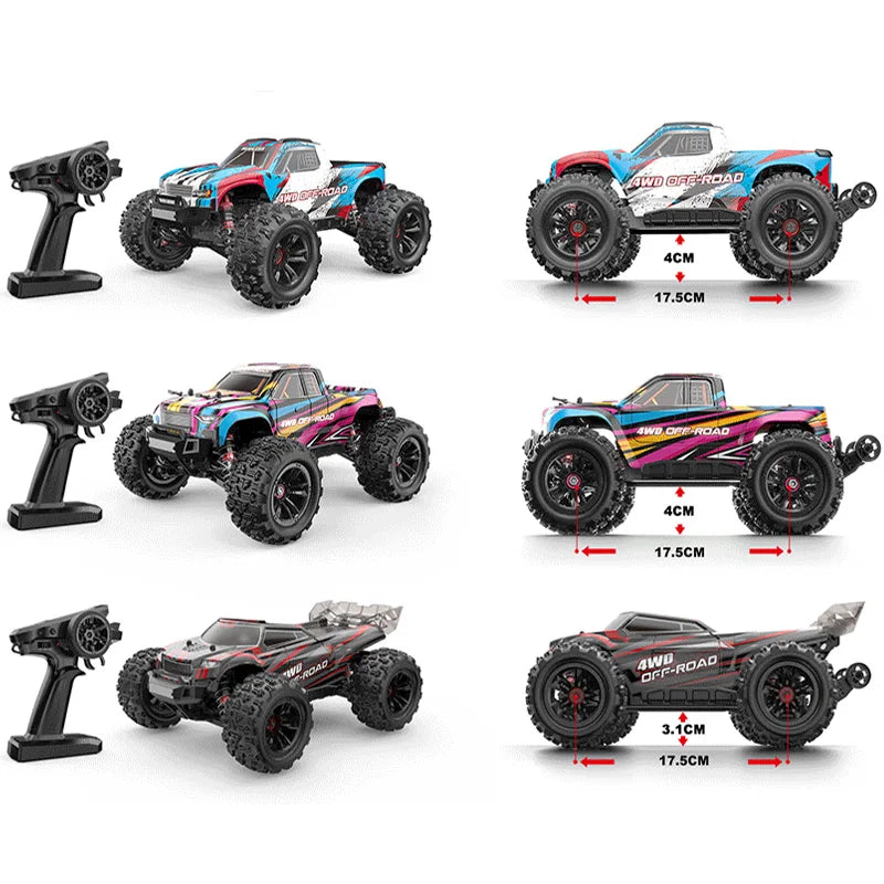 Coche teledirigido MJX Hyper Go 16210 sin escobillas, alta velocidad, 4x4, control remoto, todoterreno, camión de ruedas grandes, coches teledirigidos para adultos, Monster Truck, Envío 0.00 $.