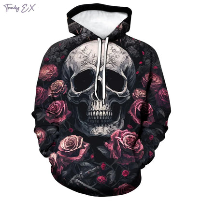 Sudadera con Capucha de Calavera 3D para Hombre | Moda Urbana **FLIPI FULL 3D** 2025 | Envío Gratis en **FLIPISHOP.COM**