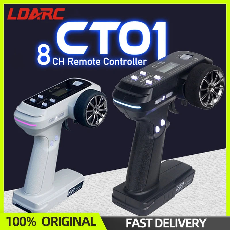 Coches Drifting PRO, Transmisor de control remoto con receptor CR1800 2.4G 5 modelos de datos de 2 vías para barco cisterna de coche RC, Envío 0.00 $.