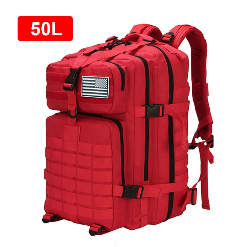 Mochila militar para exteriores de 30 l/50 l, MOLLE, para mujeres y hombres, para senderismo al aire libre, nueva mochila táctica portátil MOLLE 3P, para viajesSudadera con capucha gráfica de manga larga con bolsillo canguro.3D, Envío 0.00 $.