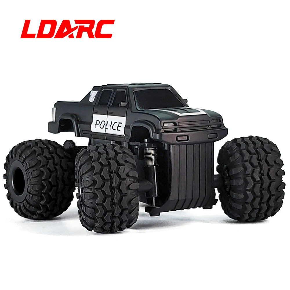 Coche LDARC M58 1:58 2.4G 6 ejes Mini vehículo todoterreno de control remoto Tracción trasera Simulación de escalada de escritorio Modelo de automóvil Big Foot, Envío 0.00 $