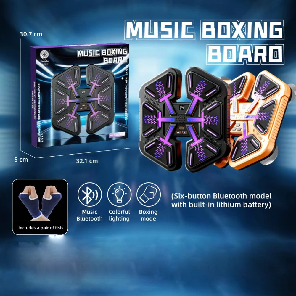 Máquina de Boxeo con Música Inteligente | Entrenador de Boxeo para Adultos y Niños | Ejercicios en Casa | Entrenamiento de Respuesta | Boxeo con Objetivo de Pared | Envío Gratis en **FLIPISHOP.COM**