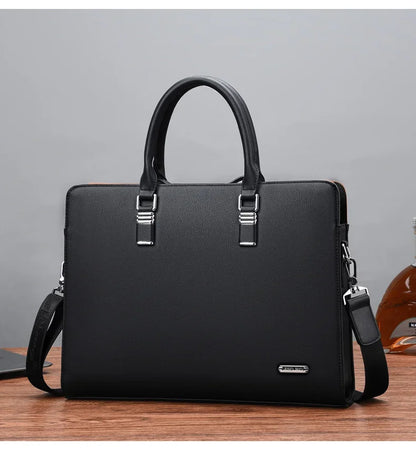 Maleta de lujo Bolsos laterales Business Tote Bag Maletín ejecutivo Hombre Laptop Bolso de mano para hombre Marca