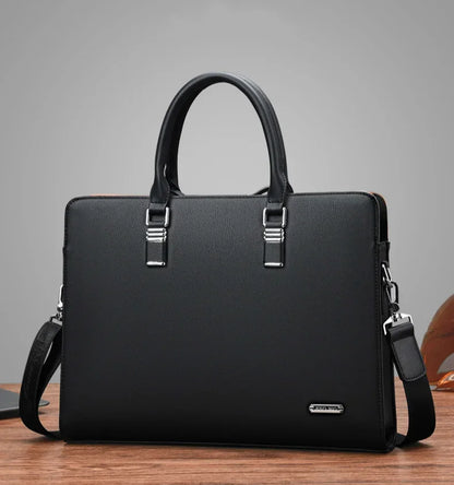 Maleta de lujo Bolsos laterales Business Tote Bag Maletín ejecutivo Hombre Laptop Bolso de mano para hombre Marca