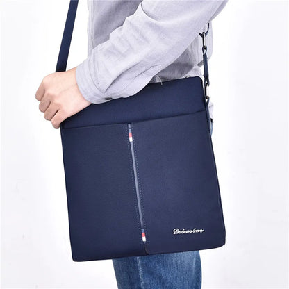 Maletín de Negocios Bolso de Cuero Para Hombre Bolsos de Computadora Portátil para 14 Macbook Lenovo Hombre Bolso de Hombro