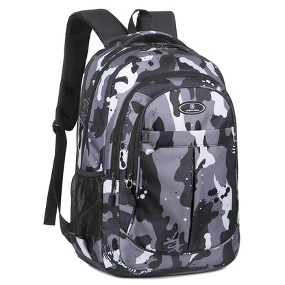 Mochila para hombre de gran capacidad Bolsa para hombre Mochila de viaje de tela de nailon liviana Mochila escolar Moda casual Mochila para computadora portátil para hombre