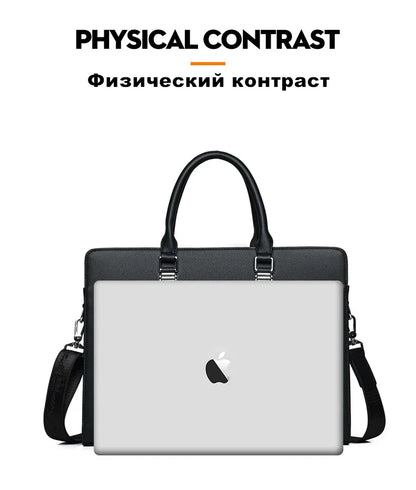 Maleta de lujo Bolsos laterales Business Tote Bag Maletín ejecutivo Hombre Laptop Bolso de mano para hombre Marca