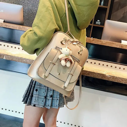 Mochila pequeña y fresca Moda estudiantil casual Bolso de mujer coreana