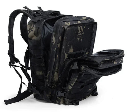 Mochilas tácticas de 45L para hombre Caza Pesca Senderismo de 3 días Trekking Supervivencia Mochila Molle GYM Bolsa SHTF de gran capacidad para exteriores