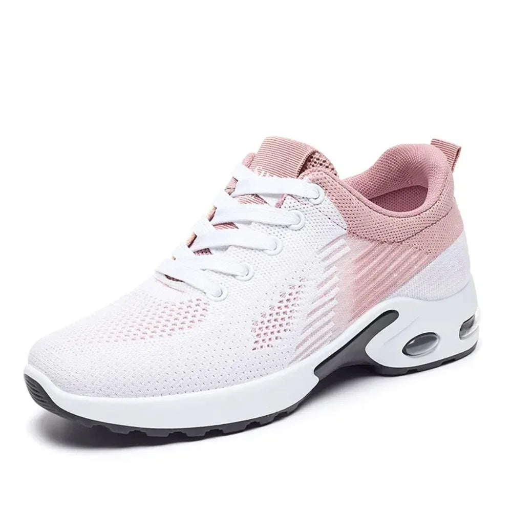 Zapatillas para correr para mujer, zapatillas transpirables de verano-2024-zapatillas deportivas ligeras con amortiguación de aire para mujer.