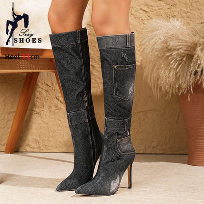 Botas Largas Hasta la Rodilla | Nueva Moda 2024 | Versátiles y Sofisticadas | Envío Gratis en **FLIPISHOP.COM**